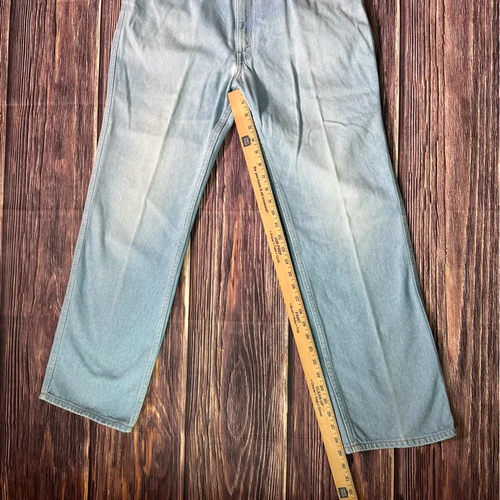 VINTAGE Levis 769 Skosh Jeans 36x30 Light Blue Denim For Men‎